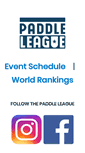 Mobile Screenshot of paddleleague.com